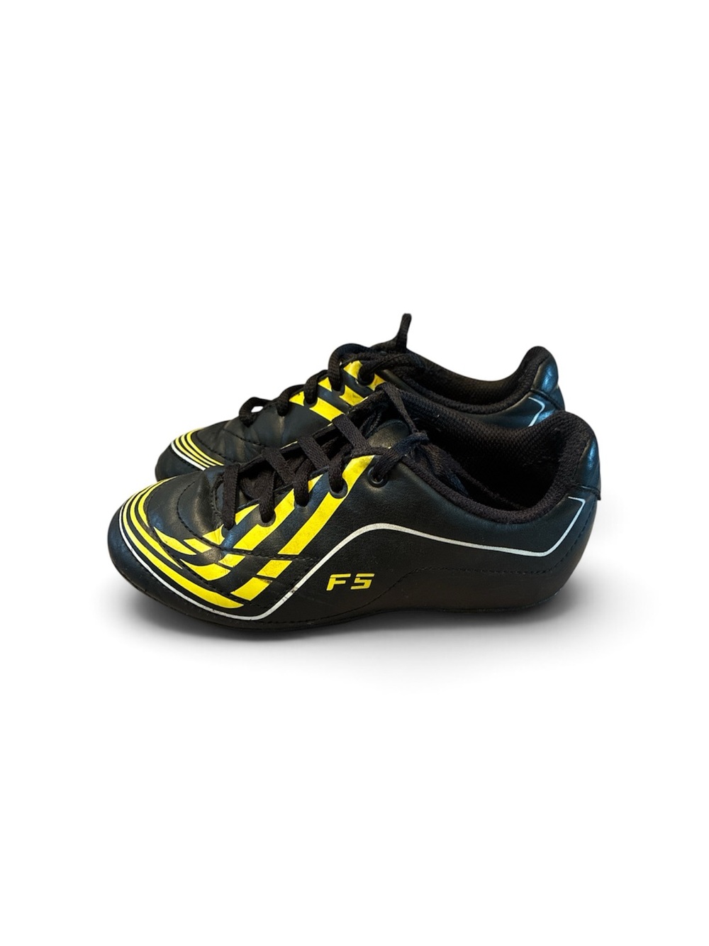 adidas Kids Black and Yellow Sneakers
